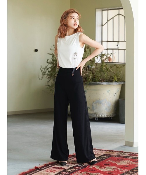 ノースリーブナチュラルトップス（Tシャツ/カットソー）｜Darich