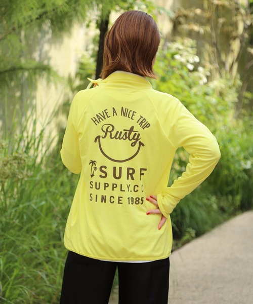 Rusty レディースラッシュガード 長袖 ジップアップ 水着 Upf50 ラッシュガード Rusty ラスティ のファッション通販 Zozotown