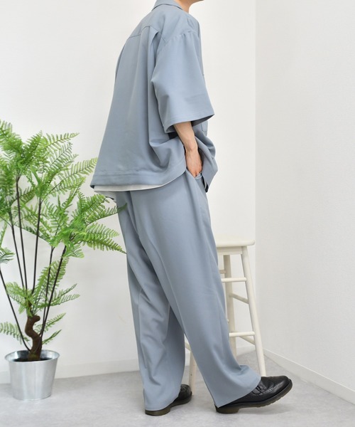 kutir（クティール）の「CPOシャツ　セットアップ着用可能（シャツ/ブラウス・メンズ・ライトブルー/パープル/ライトベージュ/レンガ・MEDIUM/LARGE）」の17枚目の写真