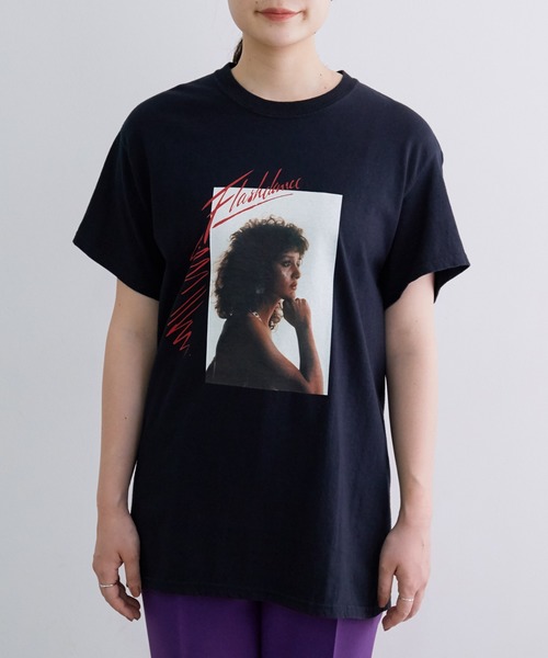 ADAM ET ROPE'(アダムエロペ)の「Flash dance Tシャツ(Tシャツ/カットソー・レディース・ブラック/ホワイト・FREE)」の16枚目の写真