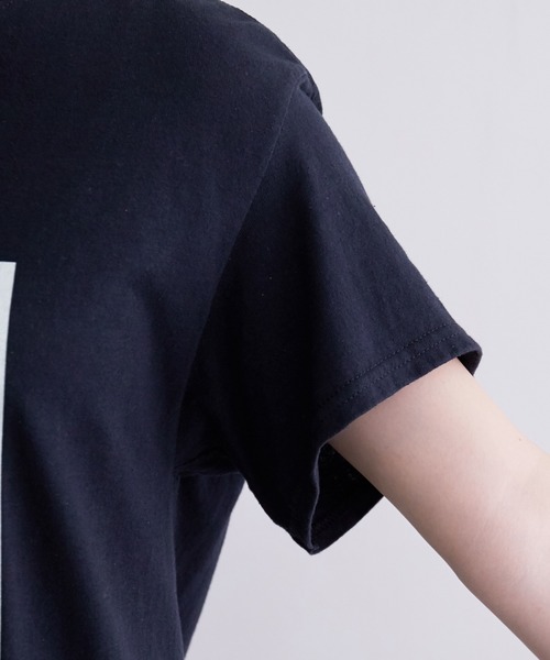 ADAM ET ROPE'(アダムエロペ)の「Flash dance Tシャツ(Tシャツ/カットソー・レディース・ブラック/ホワイト・FREE)」の12枚目の写真