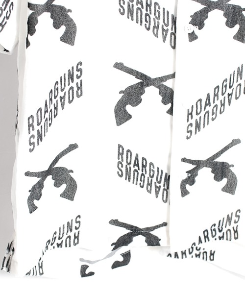 roarguns(ロアーガンズ)の「SUMMER VELVET PRINT SHIRTS(シャツ/ブラウス・メンズ・ブラック/ホワイト・1/2/4/3)」の6枚目の写真