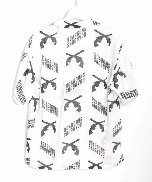 roarguns(ロアーガンズ)の「SUMMER VELVET PRINT SHIRTS(シャツ/ブラウス・メンズ・ブラック/ホワイト・1/2/4/3)」の4枚目の写真
