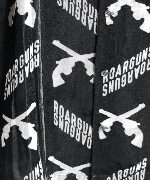 roarguns(ロアーガンズ)の「SUMMER VELVET PRINT SHIRTS(シャツ/ブラウス・メンズ・ブラック/ホワイト・1/2/4/3)」の11枚目の写真