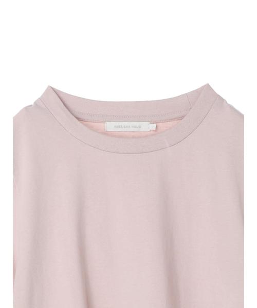 AMERICAN HOLIC（アメリカンホリック）の「クルーネックカットプルオーバー　＊〇（Tシャツ/カットソー・レディース・オフホワイト/グレー/ブラック/ピンク/ブラウン・M/L）」の20枚目の写真