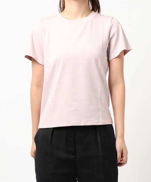 AMERICAN HOLIC（アメリカンホリック）の「クルーネックカットプルオーバー　＊〇（Tシャツ/カットソー・レディース・オフホワイト/グレー/ブラック/ピンク/ブラウン・M/L）」の11枚目の写真