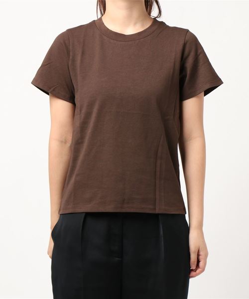 AMERICAN HOLIC（アメリカンホリック）の「クルーネックカットプルオーバー　＊〇（Tシャツ/カットソー・レディース・オフホワイト/グレー/ブラック/ピンク/ブラウン・M/L）」の10枚目の写真