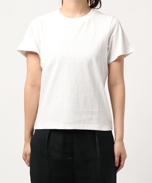 AMERICAN HOLIC（アメリカンホリック）の「クルーネックカットプルオーバー　＊〇（Tシャツ/カットソー・レディース・オフホワイト/グレー/ブラック/ピンク/ブラウン・M/L）」の8枚目の写真