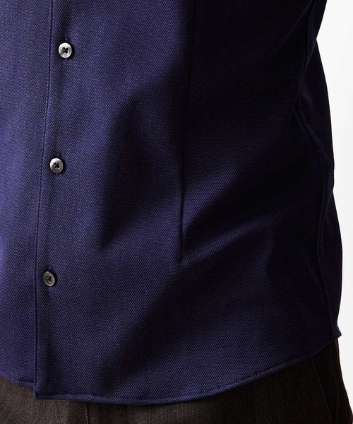 MICHEL KLEIN HOMME (ミッシェルクランオム)の「シャツ(ロジェ)(シャツ/ブラウス・メンズ・ホワイト/ブラック/パープル/ワインレッド・MEDIUM/LARGE/X-LARGE)」の13枚目の写真