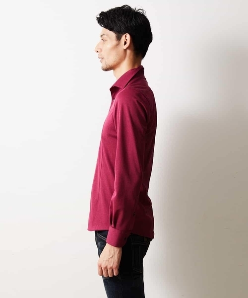 MICHEL KLEIN HOMME (ミッシェルクランオム)の「シャツ(ロジェ)(シャツ/ブラウス・メンズ・ホワイト/ブラック/パープル/ワインレッド・MEDIUM/LARGE/X-LARGE)」の17枚目の写真
