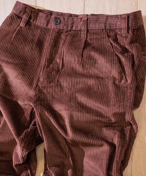 JOHN'S CLOSET(ジョンズクローゼット)の「【2】太コール タック入りワイドパンツ(その他パンツ・メンズ・アイボリー/ブラック/カーキ/ブラウン・82/79/85/76)」の21枚目の写真