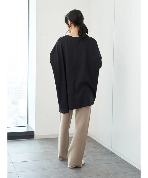 AMERICAN HOLIC(アメリカンホリック)の「アシンメトリーカットチュニック *(Tシャツ/カットソー・レディース・ライトグレー/ブラック/ブラウン/キャメル・FREE)」の12枚目の写真