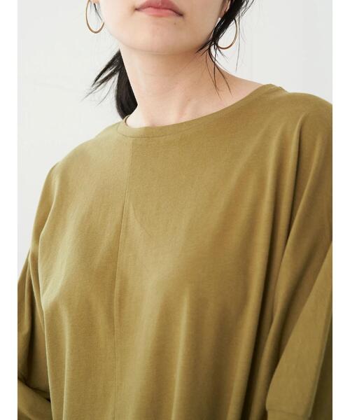 AMERICAN HOLIC(アメリカンホリック)の「アシンメトリーカットチュニック *(Tシャツ/カットソー・レディース・ライトグレー/ブラック/ブラウン/キャメル・FREE)」の14枚目の写真