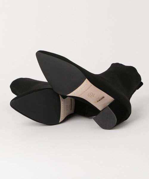 DOUBLE STANDARD CLOTHING(ダブルスタンダードクロージング)の「DSC. ニッティングショートブーツ(ブーツ・レディース・ブラック・35.5/36.5/37.5)」の3枚目の写真