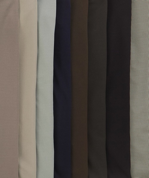 EMMA CLOTHES（エマクローズ）の「梨地ルーズリラックスワンタックフレアスラックスパンツ /EMMA CLOTHES（スラックス・メンズ・ブラウン系その他/ダークネイビー/ダークブラウン/グリーン系その他/ブラック/ベージュ系その他/グレー系その他/グレイッシュベージュ/ライラック・M/L）」の10枚目の写真