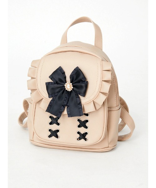 Ank Rouge アンクルージュ の リボンフリルミニリュック バックパック リュック Wear
