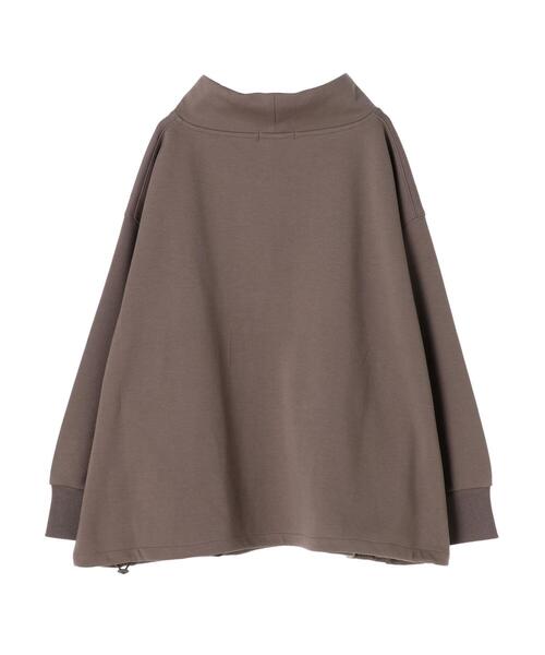 AMERICAN HOLIC（アメリカンホリック）の「スタンドカラー裾ドロスト裏毛プルオーバー　＊（Tシャツ/カットソー・レディース・ライトグレー/ベージュ/モカ/ネイビー・L/M）」の22枚目の写真