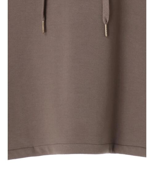 AMERICAN HOLIC（アメリカンホリック）の「スタンドカラー裾ドロスト裏毛プルオーバー　＊（Tシャツ/カットソー・レディース・ライトグレー/ベージュ/モカ/ネイビー・L/M）」の16枚目の写真