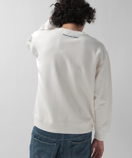 BAYFLOW（ベイフロー）の「プリントスウェット L/S（スウェット・メンズ・その他5/チャコール/ライトピンク・LARGE/MEDIUM）」の7枚目の写真