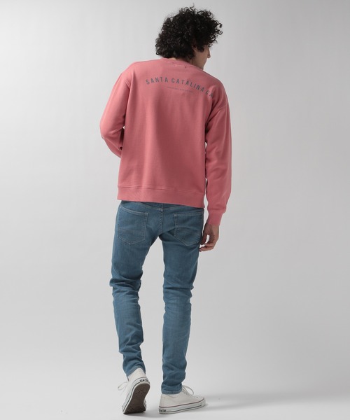 BAYFLOW（ベイフロー）の「プリントスウェット L/S（スウェット・メンズ・その他5/チャコール/ライトピンク・LARGE/MEDIUM）」の10枚目の写真