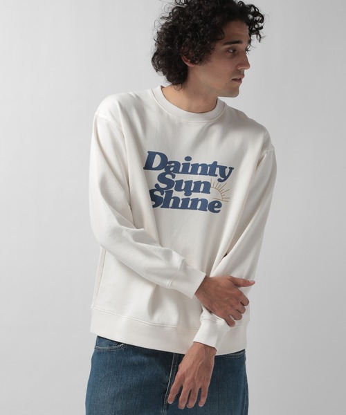 BAYFLOW（ベイフロー）の「プリントスウェット L/S（スウェット・メンズ・その他5/チャコール/ライトピンク・LARGE/MEDIUM）」の6枚目の写真