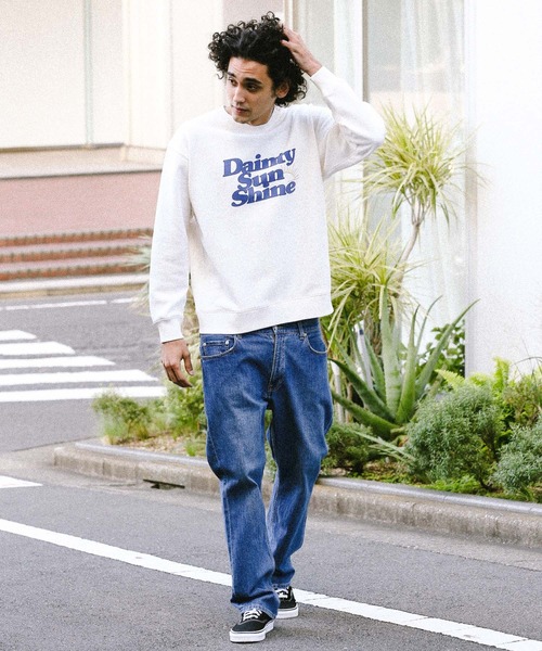 BAYFLOW（ベイフロー）の「プリントスウェット L/S（スウェット・メンズ・その他5/チャコール/ライトピンク・LARGE/MEDIUM）」の4枚目の写真