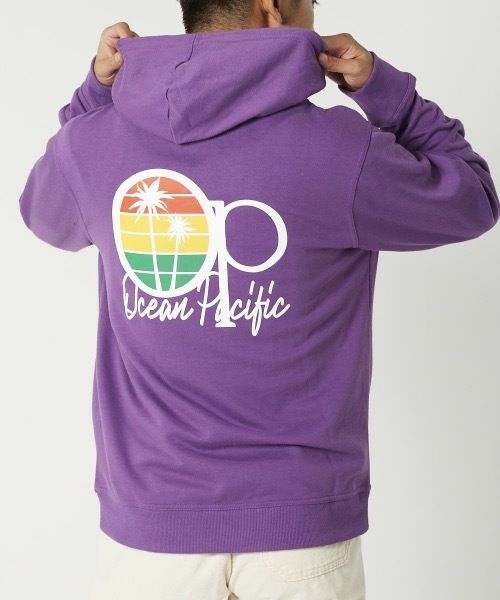 Ocean Pacific（オーシャンパシフィック）の「【OP / オーピー】ジップアップパーカー / バックプリント  ユニセックス（パーカー・メンズ・ブラック/グレー/パープル系その他・MEDIUM/LARGE/X-LARGE）」の13枚目の写真