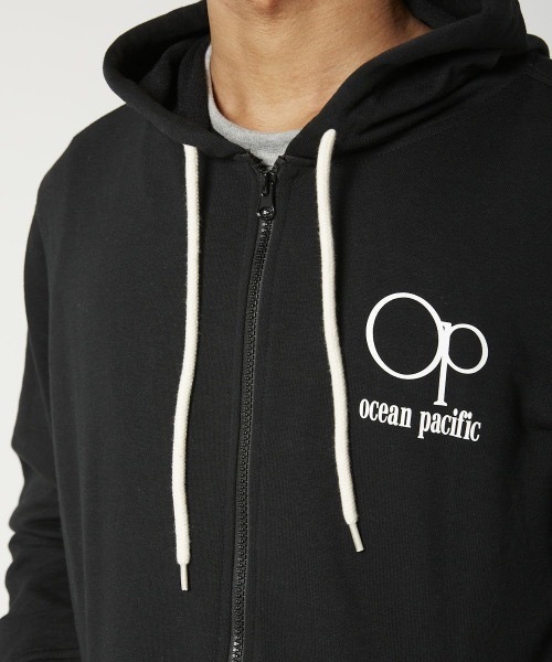 Ocean Pacific（オーシャンパシフィック）の「【OP / オーピー】ジップアップパーカー / バックプリント  ユニセックス（パーカー・メンズ・ブラック/グレー/パープル系その他・MEDIUM/LARGE/X-LARGE）」の6枚目の写真