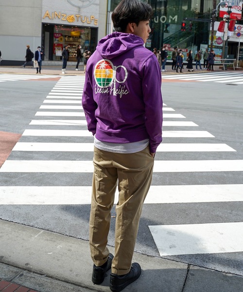 Ocean Pacific（オーシャンパシフィック）の「【OP / オーピー】ジップアップパーカー / バックプリント  ユニセックス（パーカー・メンズ・ブラック/グレー/パープル系その他・MEDIUM/LARGE/X-LARGE）」の19枚目の写真