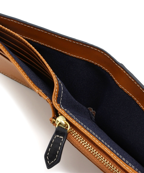 ikka（イッカ）の「TEMPESTI テンペスティ 二つ折り財布（財布・メンズ・ブラウン/ダークグリーン/ネイビー/イエロー/レッド・FREE）」の7枚目の写真