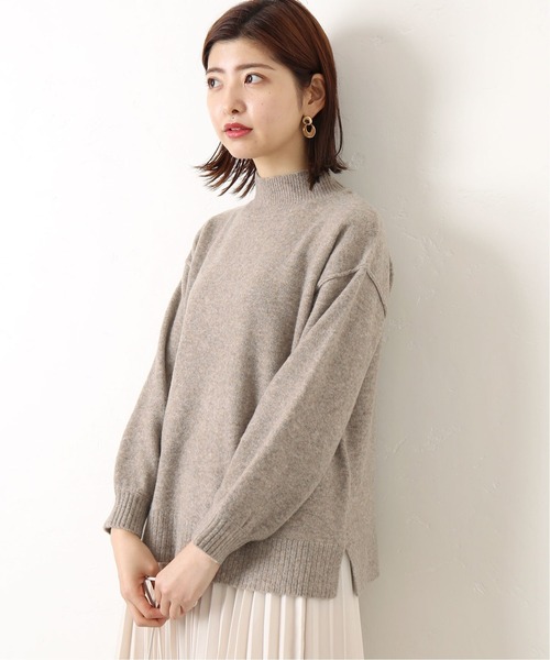 Simplicite(サンプリシテ)の「《追加》FOX混マシュマロプルオーバー◆(ニット/セーター・レディース・チャコールグレー/ベージュ/イエロー/ブルー系その他・FREE)」の2枚目の写真