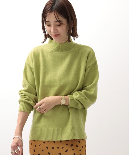 Simplicite(サンプリシテ)の「《追加》FOX混マシュマロプルオーバー◆(ニット/セーター・レディース・チャコールグレー/ベージュ/イエロー/ブルー系その他・FREE)」の4枚目の写真