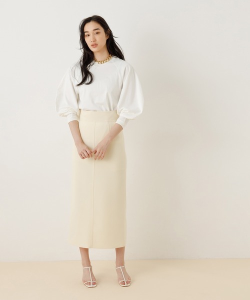 ADAM ET ROPE'(アダムエロペ)の「クリアボールヒールサンダル(サンダル・レディース・ホワイト/ネイビー・23.0cm/23.5cm/24.0cm/24.5cm)」の5枚目の写真