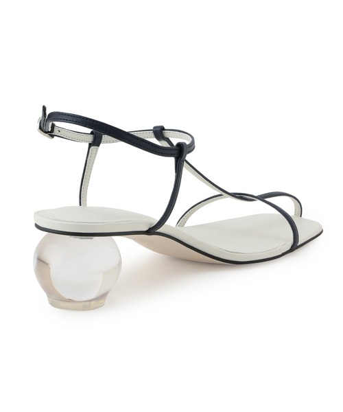 ADAM ET ROPE'(アダムエロペ)の「クリアボールヒールサンダル(サンダル・レディース・ホワイト/ネイビー・23.0cm/23.5cm/24.0cm/24.5cm)」の12枚目の写真