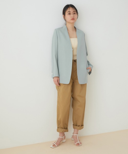 ADAM ET ROPE'(アダムエロペ)の「クリアボールヒールサンダル(サンダル・レディース・ホワイト/ネイビー・23.0cm/23.5cm/24.0cm/24.5cm)」の22枚目の写真