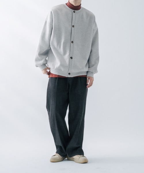 epnok（エプノック）の「クルーネックスウェットカーディガン