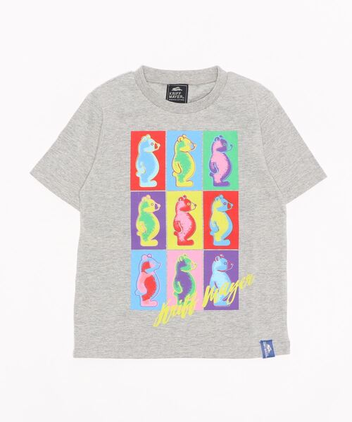KRIFF MAYER（クリフメイヤー）の「ART-TEE（Tシャツ/カットソー・キッズ・ネイビー/グレー/マスタード・120/130/140/150/160/170）」の2枚目の写真