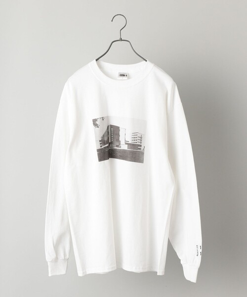 SHIPS(シップス)の「SHIPS: BAUHAUS ART プリント ロングスリーブTシャツ (ロンT)(Tシャツ/カットソー・メンズ・ホワイト系その他/ホワイト/ライトホワイト/ストーン・SMALL/MEDIUM/LARGE/X-LARGE)」の2枚目の写真