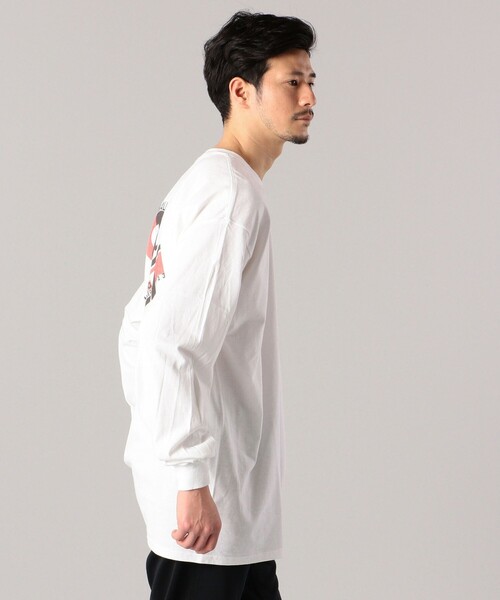 SHIPS(シップス)の「SHIPS: BAUHAUS ART プリント ロングスリーブTシャツ (ロンT)(Tシャツ/カットソー・メンズ・ホワイト系その他/ホワイト/ライトホワイト/ストーン・SMALL/MEDIUM/LARGE/X-LARGE)」の8枚目の写真
