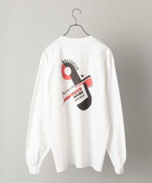 SHIPS(シップス)の「SHIPS: BAUHAUS ART プリント ロングスリーブTシャツ (ロンT)(Tシャツ/カットソー・メンズ・ホワイト系その他/ホワイト/ライトホワイト/ストーン・SMALL/MEDIUM/LARGE/X-LARGE)」の14枚目の写真