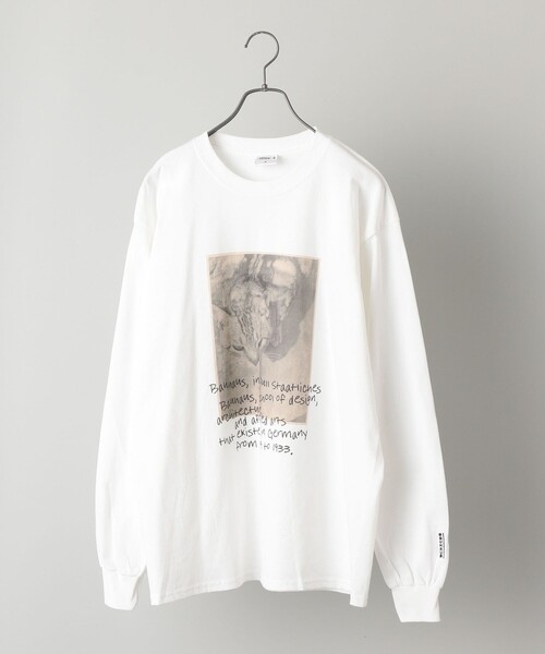 SHIPS(シップス)の「SHIPS: BAUHAUS ART プリント ロングスリーブTシャツ (ロンT)(Tシャツ/カットソー・メンズ・ホワイト系その他/ホワイト/ライトホワイト/ストーン・SMALL/MEDIUM/LARGE/X-LARGE)」の19枚目の写真