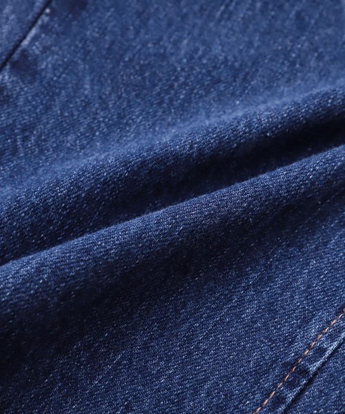 reca（レカ）の「美シルエット　ハイウエストストレートデニム（デニムパンツ・レディース・サックスブルー/ネイビー・L/M）」の15枚目の写真