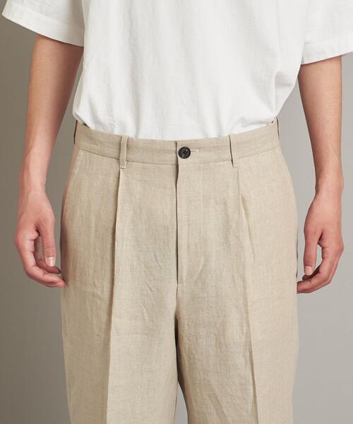 Steven Alan（スティーブンアラン）の「＜Steven Alan＞ SLUB/LINEN OX SUPER BAGGY TAPERED PANTS/パンツ（スラックス・メンズ・ダークブラウン/ナチュラル/コバルトブルー・S/M/XL/L）」の13枚目の写真