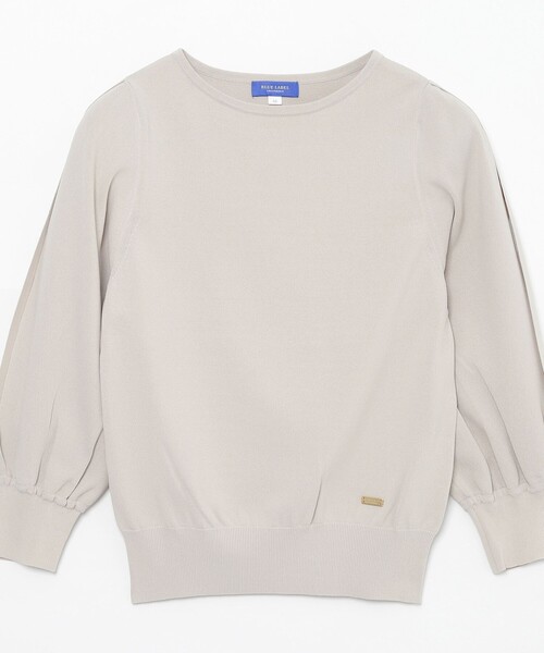 【概ね良好】ブルーレーベルクレストブリッジアセテートストレッチボートネックニット BLUE LABEL CRESTBRIDGE（ブルーレーベルクレストブリッジ）の