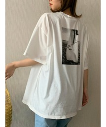 dazzlin | フォトメッセージオーバーTシャツ(Tシャツ/カットソー)