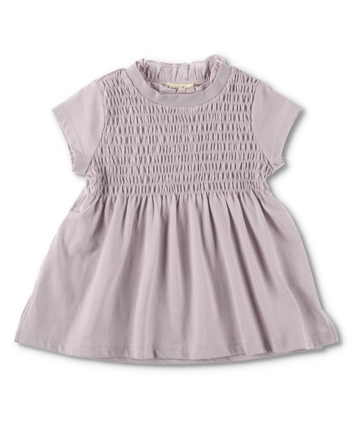 BRANSHES（ブランシェス）の「シャーリング半袖チュニック（チュニック・キッズ・ブラック/カーキ/ピンク・130cm/140cm/150cm/100cm/110cm/90cm/120cm）」の20枚目の写真