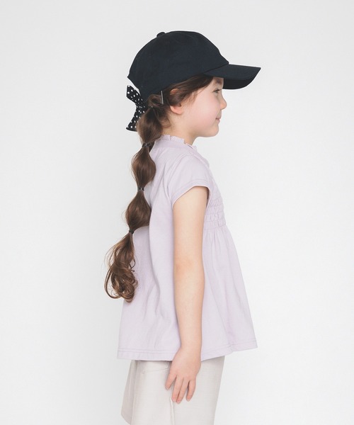 BRANSHES（ブランシェス）の「シャーリング半袖チュニック（チュニック・キッズ・ブラック/カーキ/ピンク・130cm/140cm/150cm/100cm/110cm/90cm/120cm）」の18枚目の写真