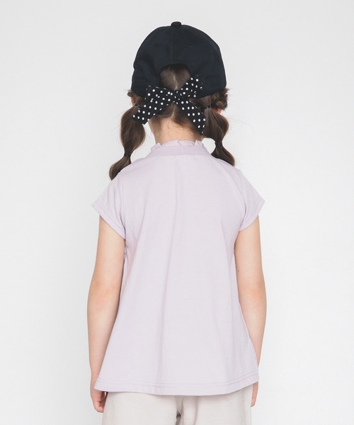 BRANSHES（ブランシェス）の「シャーリング半袖チュニック（チュニック・キッズ・ブラック/カーキ/ピンク・130cm/140cm/150cm/100cm/110cm/90cm/120cm）」の21枚目の写真