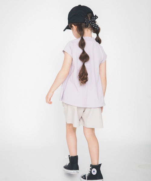 BRANSHES（ブランシェス）の「シャーリング半袖チュニック（チュニック・キッズ・ブラック/カーキ/ピンク・130cm/140cm/150cm/100cm/110cm/90cm/120cm）」の12枚目の写真