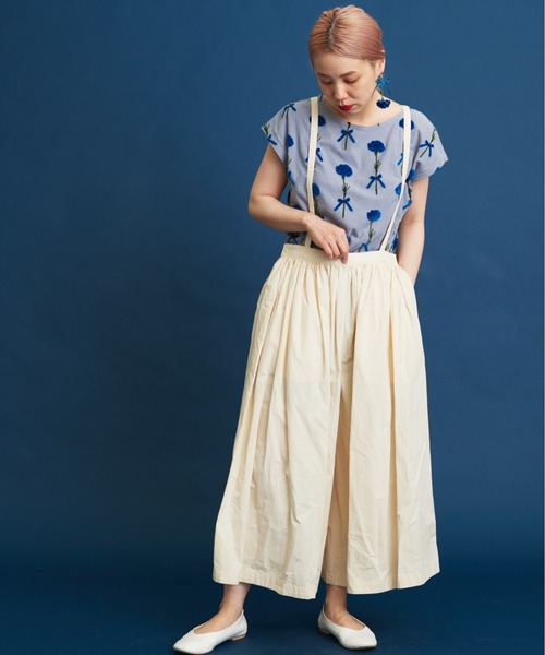 eiπe （イーペ）の「eiπe カーネーションジャカード　フレンチプルオーバー（Tシャツ/カットソー・レディース・レッド/ブルー・FREE）」の15枚目の写真